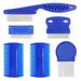 6 Pieces Set Pet Lice Combs Dog Grooming Flea Comb Cat Tear Stain Comb for Pets