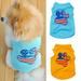 Dog Shirt Cute Fourth of July Dog Dress American Flag Pattern Pet Outfit Perfect Size Stretchable Pet Vest Blue Comfortable Costume for Indoor Outdoor Parties Parades Event