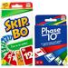 Mattel Phase 10 Card Game with Skip-Bo Card Game