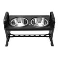 Large Adjustable Dog Bowl Stand Dog Bowl Set Bowl Large Bowls for Large Dogs and Bowls for Medium Dogs - L