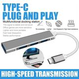SHELLTON 4-in-1 USB Type C to USB 3.0 Hub Adapter USB Hub Adapter