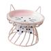 Elevated Cat Ceramic Bowls Kitten Puppy Raised Food Feeding Dishes