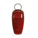 Xinhuaya Pet Dog Training Tool Multi Colors Optional Dogs 2 in 1 Clicker Whistle Training Supplies Red