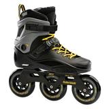 ROLLERBLADE Adult Unisex Rb 110 3WD Inline Skates Color: Black/Saffron Yellow Size: 12