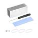 Uxcell Aluminum Heatsink Silver Tone 70x22x30mm with Tools and 1 x Pre-Cut Thermal Pad for SSD