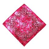 Small Kerchief Matching Hand-made Head Wrap Scarf Breathable Cashew Print Fashion Hip-hop Bandanas