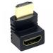 HDMI 90 Degree and 270 Degree Right Angle Male to Female Adapter 3D&4K Supported