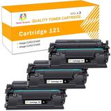 Toner H-Party CRG121 Compatible for Canon 121 Black Toner Cartridge for Canon CRG-121 Toner Cartridge 121 for Use with Canon Image CLASS D1620 1650 Printer Ink Black 3-Pack