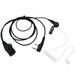 FBI Earpiece with Push to Talk (PTT) Microphone Replacement for Kenwood - Compatible with Kenwood TH-F6A Kenwood TK-2312 Kenwood TK-3360 Kenwood TK-2170 Kenwood TK-3160 Kenwood TK-3312