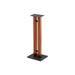 Monoprice Monolith Speaker Stands - 32 Inch Cherry (Each) 50lbs Capacity Adjustable Spikes Sturdy Construction Ideal For Home Theater Speakers