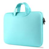 11 13 14 15 15.6 Inch Computer Bag Water Resistant Upgrade Suede iPad Notebook Handbag Laptop Case for Macbook Apple Samsung Chromebook HP Acer Lenovo Package Green Briefcase