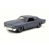 Dom s Chevy Chevelle SS Primer Grey - JADA 97379 - 1/32 Scale Diecast Model Toy Car