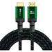 Ritz Gear 4K HDMI Cable 3 ft [5-Pack] - Green - Braided Nylon Cord & 24K Gold Plated Connectors Ritz Gear High Speed HDMI 2.0 with Ethernet