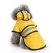 pet raincoat reflective hooded hook&loop small medium and large dog raincoat pet dog hooded raincoat waterproof