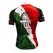 Brainstorm Gear Men s Bolt Cycling Jersey - Red/Green/Black / X-Large