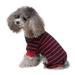 YUEHAO Pet Supplies Pet pajamas home clothes cotton leather pajamas pajamas knitted pet clothes Red