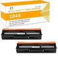 Toner H-Party 2-Pack Compatible Toner Cartridge for Samsung 104 104S MLT-D104S ML-1660 ML-1661 ML-1667 ML-1665 ML-1675 ML-1666 Printer Ink 2x Black