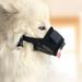 jiaroswwei Pet Dog Puppy Nylon Adjustable Breathable Mask Anti Bark Bite Mesh Mouth Muzzle