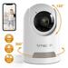 TMEZON 3MP Wireless Security Camera Indoor Home IP 2K HD 360Â° Baby Camera Night Motion Detection WiFi Cameras for Home Security for Dog/Baby Monitor/Elder