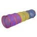 Pacific Play Tents See Thru Institutional Tunnel - Purple-Lime Green & Blue