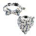 2 Pack Cat Breakaway Collar Bow Tie Daisy Floral Color Collar Breakaway Collar