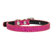 Pet Bling Accessories Cat and Dog Collar PU Leather Adjustable Reflective Collar Collar Fashion and Cute(S).G12