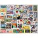 White Mountain Puzzles Classic Stamps - 550 Piece Jigsaw Puzzle