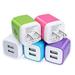 USB Charger Plug Wall Charger Charging Block 5-Pack 2.1A/5V Portable Power Cube Charger Adapter Compatible with iPhone 11/11 Pro Max/Xs Max/Xs/XR/X/8/7/6S/6 Plus Samsung LG Moto Android Phone