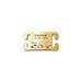 Dog Tag-Collar Tag-Pet ID Tag-Silent Pet Tag-Slide On Pet Tag-Silent Pet Tag with cut hole-Dog tag with outdoor camping style[Gold Medium]