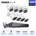 ANNKE 5MP Security Camera System 5mp Lite H.265+ DVR Surveillance with 8pcs IP67 Waterproof Outdoor Wired Security Kit with 2T Hard Drive Disk