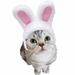 JANDEL 1Pcs Adorable Pet Hat Cat Dog Bunny Funny Hat with Rabbit Ears Party Costume Accessories Headwear for Cat Kitten Puppy Pet Animal-Safe Materials and Adjustable