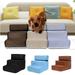 Cheers.US Pet Stairs Cover Safe and Durable Indoor Comfortable Faux Leather Non-slip Dog Steps Detachable Dog Ramp Stair Cover Stair Cover for Puppy