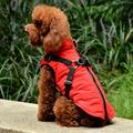 Angmile Dog Winter Coat Warm Soft Cozy Waterproof Pet Vest Harness Chest Back Zipper Puppy Jacket Reflective Windproof Snowproof Winter Padded Vest