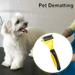 Willstar Pet Comb Pet Shedding Hair Brush Dog Brush Cat Brush Pet Grooming Tool for Shedding Hair