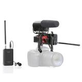 Saramonic Video Recording Bundle with Shotgun Microphone VHF Wireless Lav System and 2-Channel Audio Mixer for DSLR Cameras & Camcorders