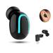 Mini Invisible Bluetooth Headphone with USB Charger Handsfree in Ear Headset Earbud Earphone with Microphone Noise Cancelling Wireless Earbud for iPhone Samsung HTC Sony
