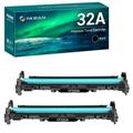 Cool Toner 2 Pack Black Compatible 32A Drum Unit for HP 32A CF232A Laserjet Pro M148dw M203dw M227fdw M118dw Printer High Yield (23000 Pages ) | Only 32A Drum Kit No Toner