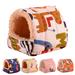 Zhaomeidaxi Warm Hamster Bed Plush Lining for Small Animal Pet Mini Rat Hamster Plush House Bed Hut Nest Bed Mini House Cave Bed Cozy House Hideout
