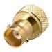 SMA Male to BNC Female Brass RF Coaxial Coax Adapter Gold Plated 1pcs