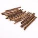 Big Clearance! Pure Natural Wood Polygonum Sticks Pet Cat Molar Toothpaste Stick Cat Cleaning Teeth Snacks Sticks Pet Cat Dental Care for Cat Kitty 20pcs