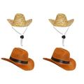 Frcolor Dog Pet Hat Hats Dogs Hats Cat Hat Sombrero Summer Medium Large Decorative Party Headwear Straw