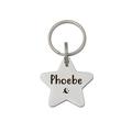 Dog Tag - Star Dog Tag - Dog Tags for Dogs Personalized - Engraved Dog Tag - Cute Dog Tag - Star Dog Tag for Dogs[Silver L Only front engraving]