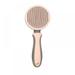 Self Cleaning Slicker Brush for Dogs and Cats Pet Grooming Brush Pet hair brush for Removes Undercoat Loose hair Mats Tangled and Dirt Massages for all hair types Dogs and Cats