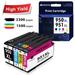 Mooho 950XL and 951 Combo Pack Replacement for HP Printer Ink 950 951 for OfficeJet Pro 8610 8600 8620 8625 251dw 276dw Printer (Black Cyan Magenta Yellow 4-Pack)