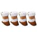 Pet Rain Snow Puppy Shoes Cold\-proof pet footwear Cold\-proof Cold\-Proof Anti\-Slip Pet Footwear khaki 1