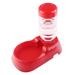 FeiraDeVaidade Pet Water Dispenser Station Automatic Gravity Waterer Drinking Fountain Bottle Bowl Dish Portable Stand for Small Dog Cat