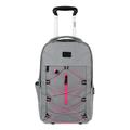 Lash Laptop Rolling Backpack (19 inch) Grey/Pink