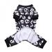 KOOYET Dog Clothes for Pet Cat Dog Jumpsuits Halloween Clothes for Dogs Coat Jackets Skeleton 4 Legged Pajamas Pet Clothing Chihuahua