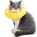 Limei Cat Recovery Collar Cat Cone Collar Soft Cat Cones to Stop Licking Cat Recovery Collar Cat Cones After Surgery for Kittens Adjustable 7.87 -12.60 (Yellow)