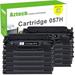 Aztech 10-Pack Compatible Toner Cartridge for Canon 057H with Chip imageCLASS MF445 MF448dw MF449dw LBP226dw LBP227dw Printer (Black)